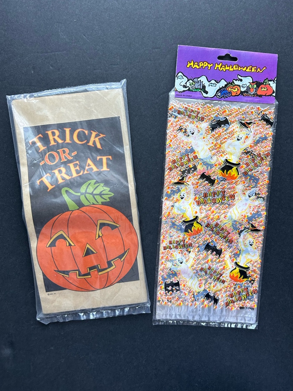Vintage Halloween 90s Treat Bags, NWT